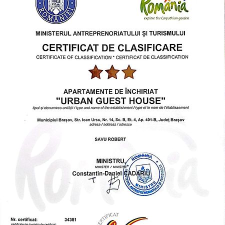 Urban Guesthouse Braşov Exteriör bild